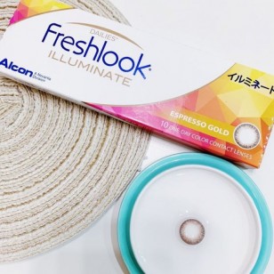 Freshlook illuminate Espresso Gold 蜜糖棕 Freshlook illuminate Espresso Gold 蜜糖棕